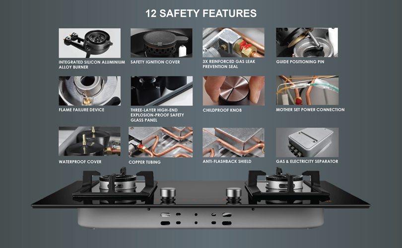 12 Safety features